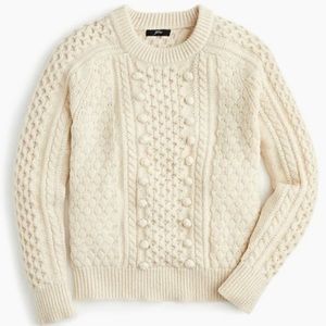 Popcorn Cable-knit Sweater